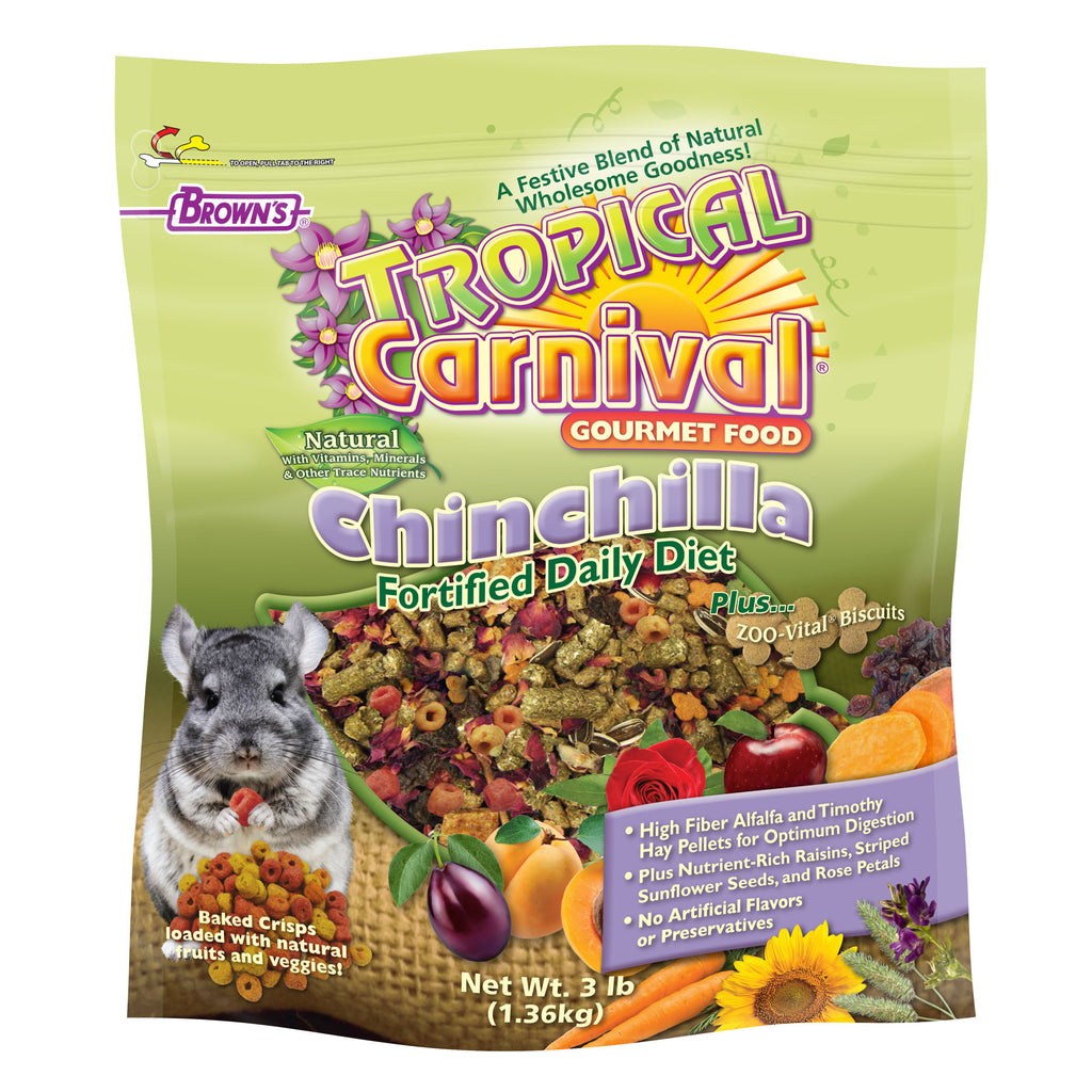 Picture of: Brown’s Tropical Carnival Natural Chinchilla Food  lb – KensFish