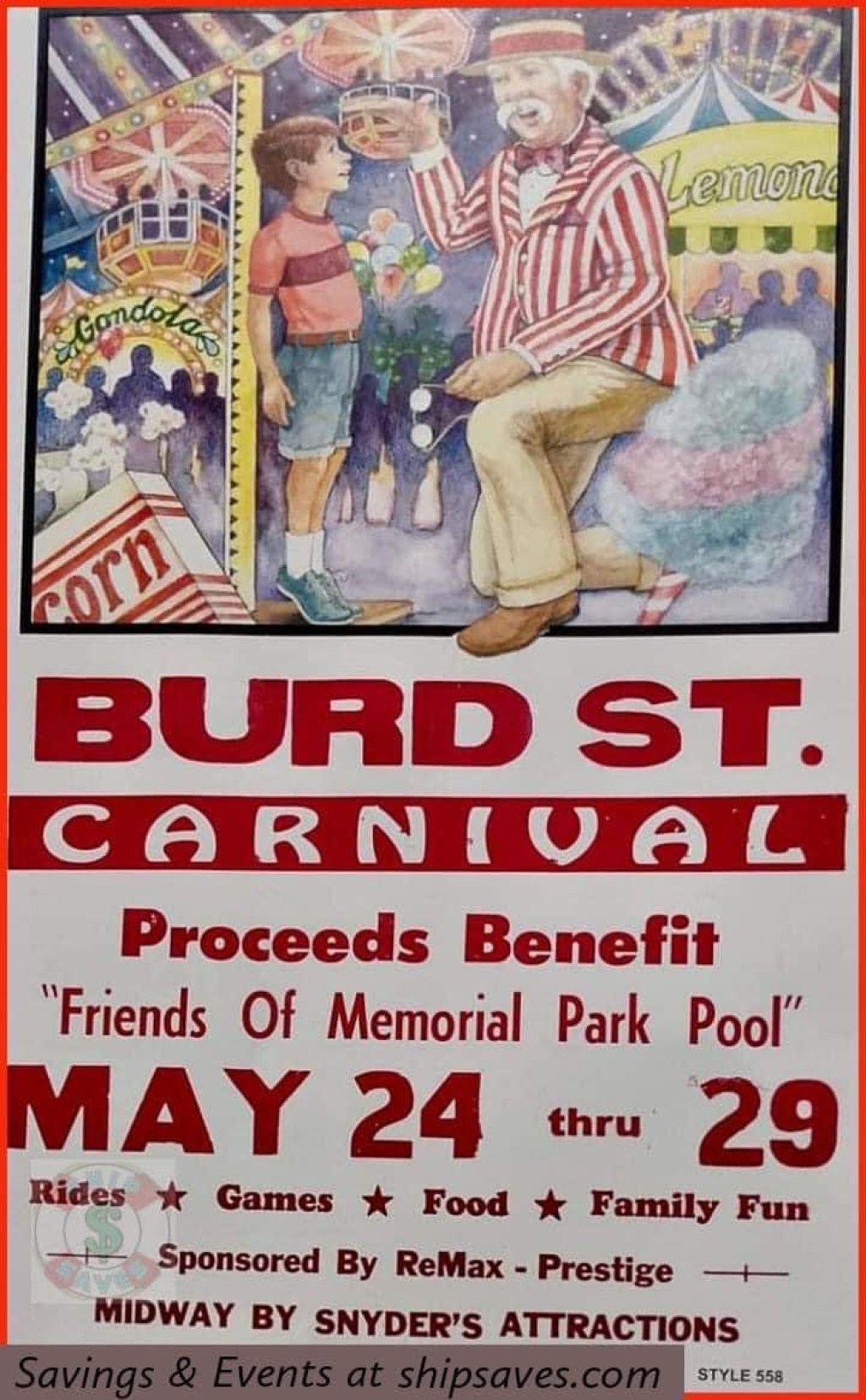 Picture of: Burd Street Carnival Shippensburg  May  –  – SHIP SAVES