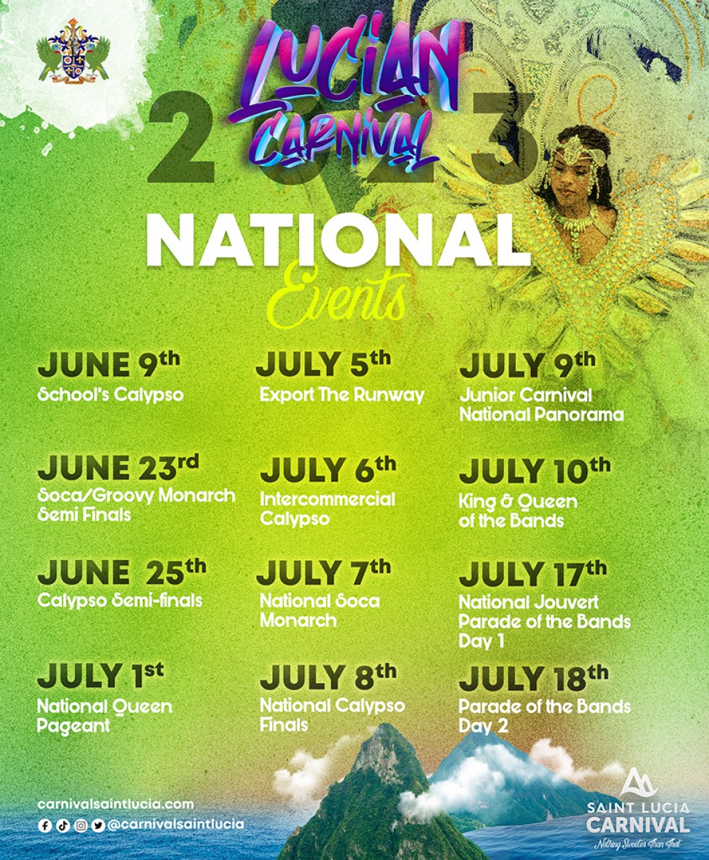 Picture of: Carnival  Calendar – Saint Lucia Carnival