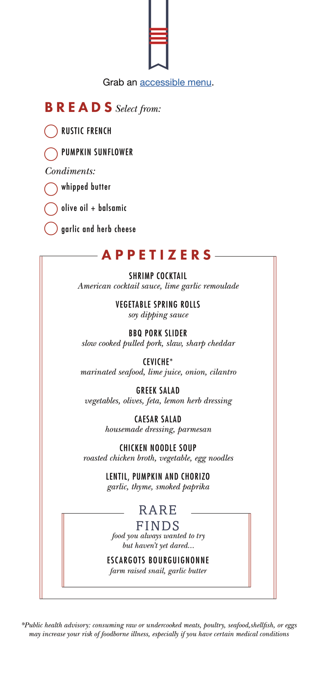 Picture of: Carnival Cruise Menus