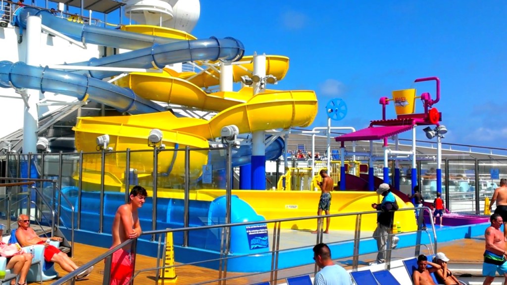 Picture of: Carnival Glory’s new Waterworks Waterpark.