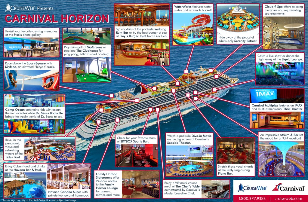 Picture of: Carnival Horizon Cruise Ship, ,  and  Carnival Horizon
