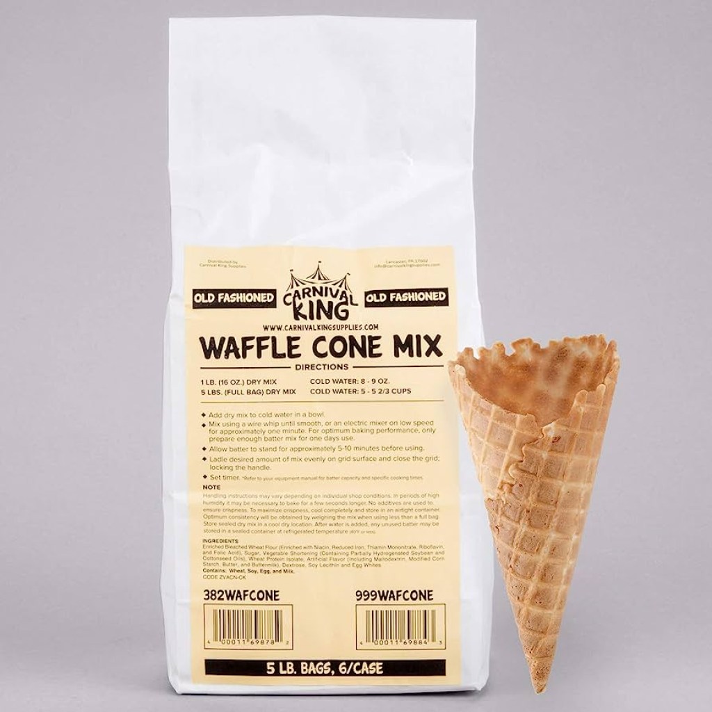 Picture of: Carnival King Old Fashioned Waffle Cone Mix  lb