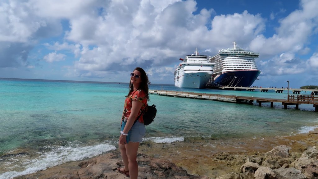 Picture of: CARNIVAL MARDI GRAS CRUISE (DAY ) Swimming At Grand Turk!