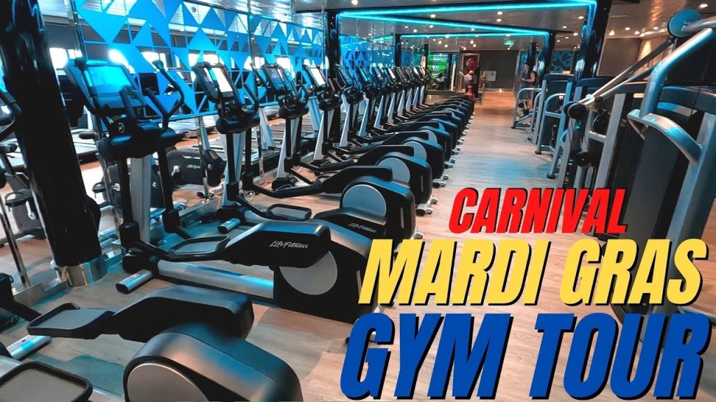 Picture of: Carnival Mardi Gras Gym Tour – Cloud  Fitness Center 🚢💪