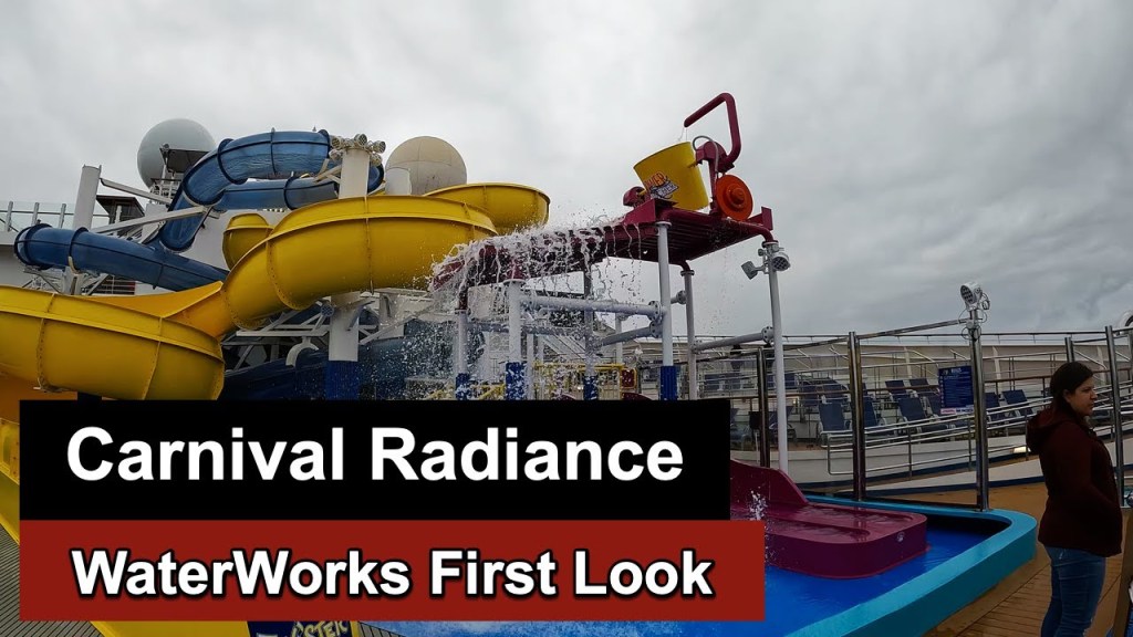 Picture of: Carnival Radiance WaterWorks First Look  Newly Launched  Dec   Solo  Travel