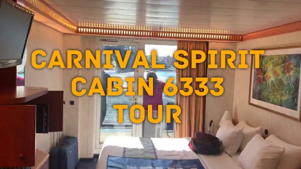 Picture of: Carnival Spirit Cabin  Tour (AFT Balcony)