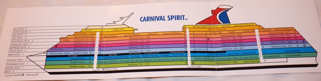 Picture of: Carnival Spirit Deck Plans – Index