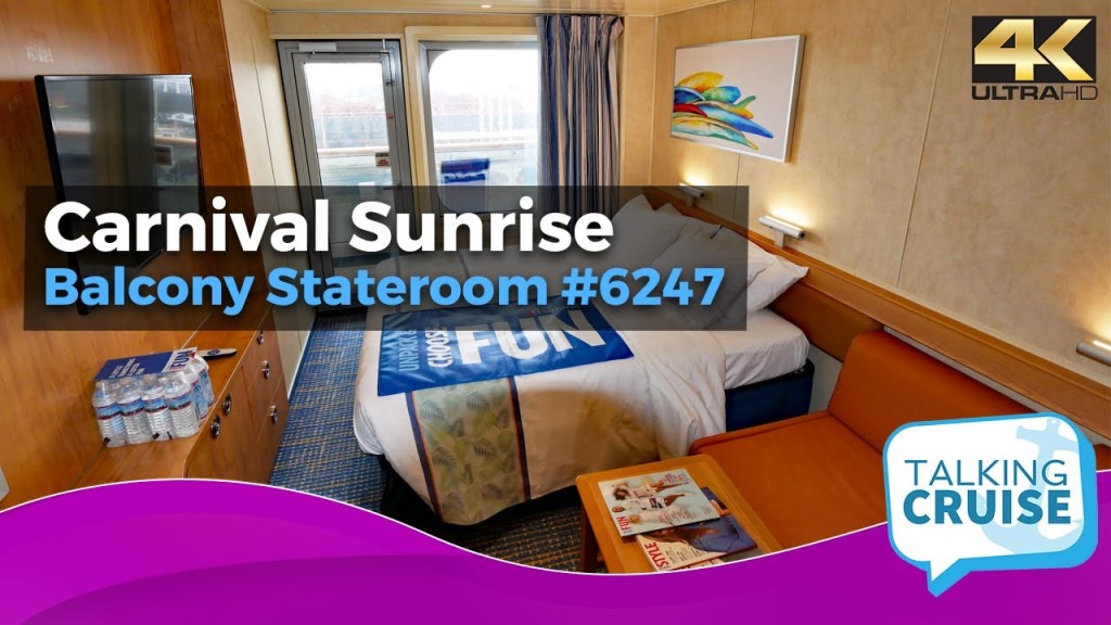 Picture of: Carnival Sunrise – Tour of Refurbished Balcony Stateroom (#)