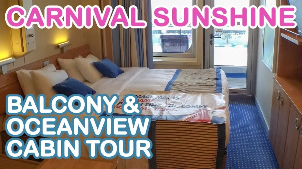 Picture of: Carnival Sunshine: Balcony & Oceanview Cabin Tour