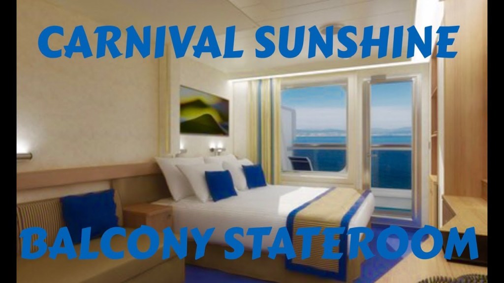 Picture of: Carnival Sunshine Balcony Stateroom Tour
