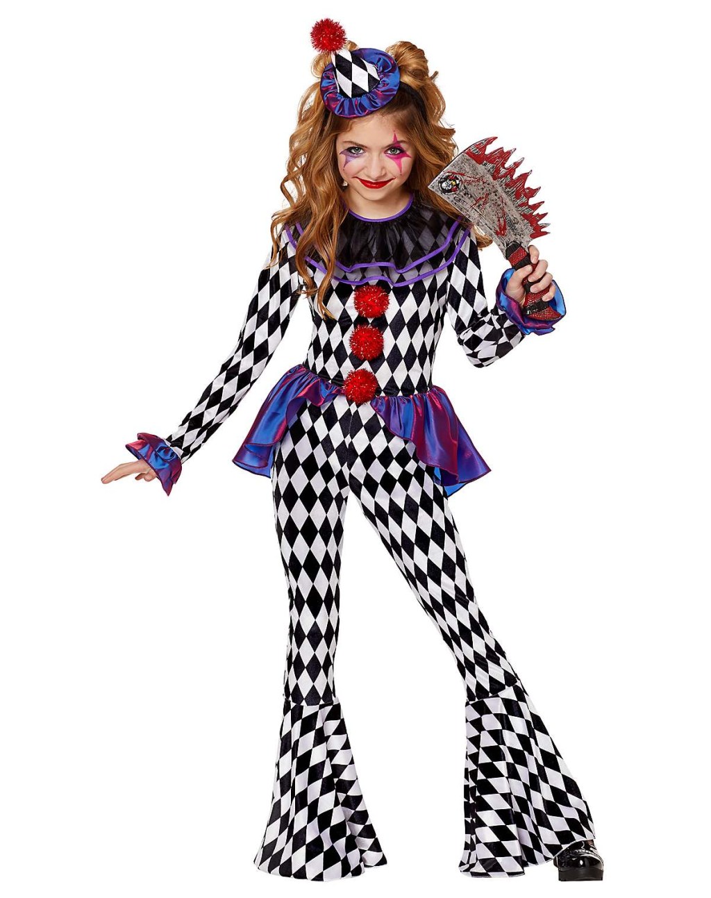 Picture of: Kids Carnival Clown Unitard Costume – Spirithalloween