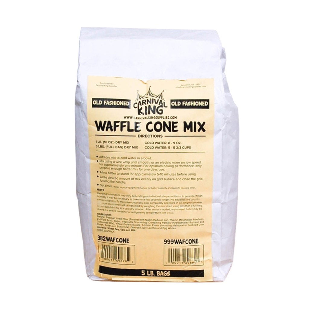 Picture of: Old Fashioned Waffle Cone Mix –  lb Bag