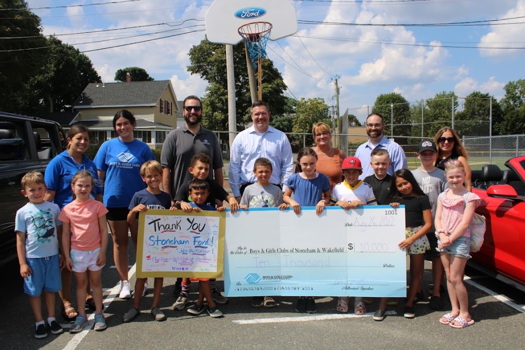 Picture of: Stoneham Ford & the Melkonian family Donate $, to Boys