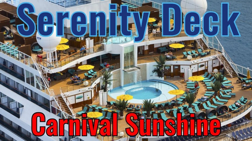 Picture of: The Serenity Deck on the Carnival Sunshine