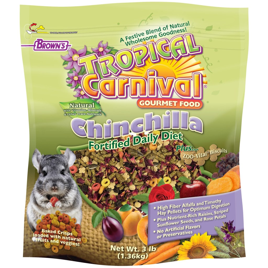 Picture of: Tropical Carnival® Natural Chinchilla Fortified Daily Diet – F.M