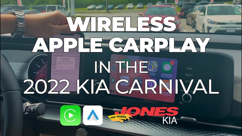 Picture of: WIRELESS 📲 Apple CarPlay in  Kia Carnival
