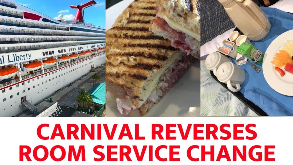 Picture of: Carnival Cruise Line Reverses Room Service Change ()