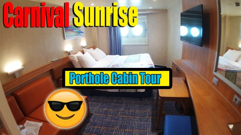 Picture of: Carnival Sunrise Porthole Stateroom  Carnival Cruise Cabin Tour