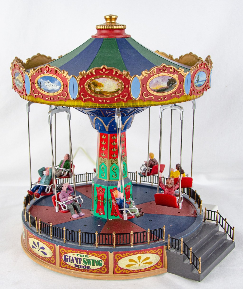 lemax carnival rides for sale - Lemax Giant Swing Ride  Carnival Amusement Park - Etsy