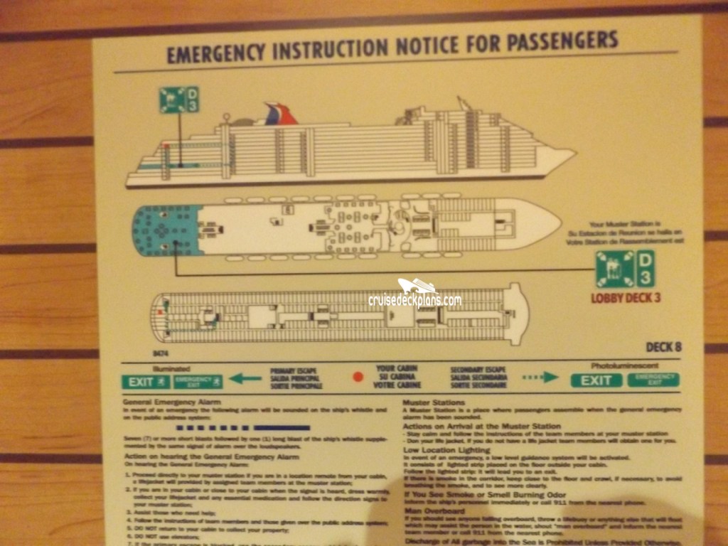 Picture of: Muster Station Maps? – Carnival Cruise Lines – Cruise Critic Community