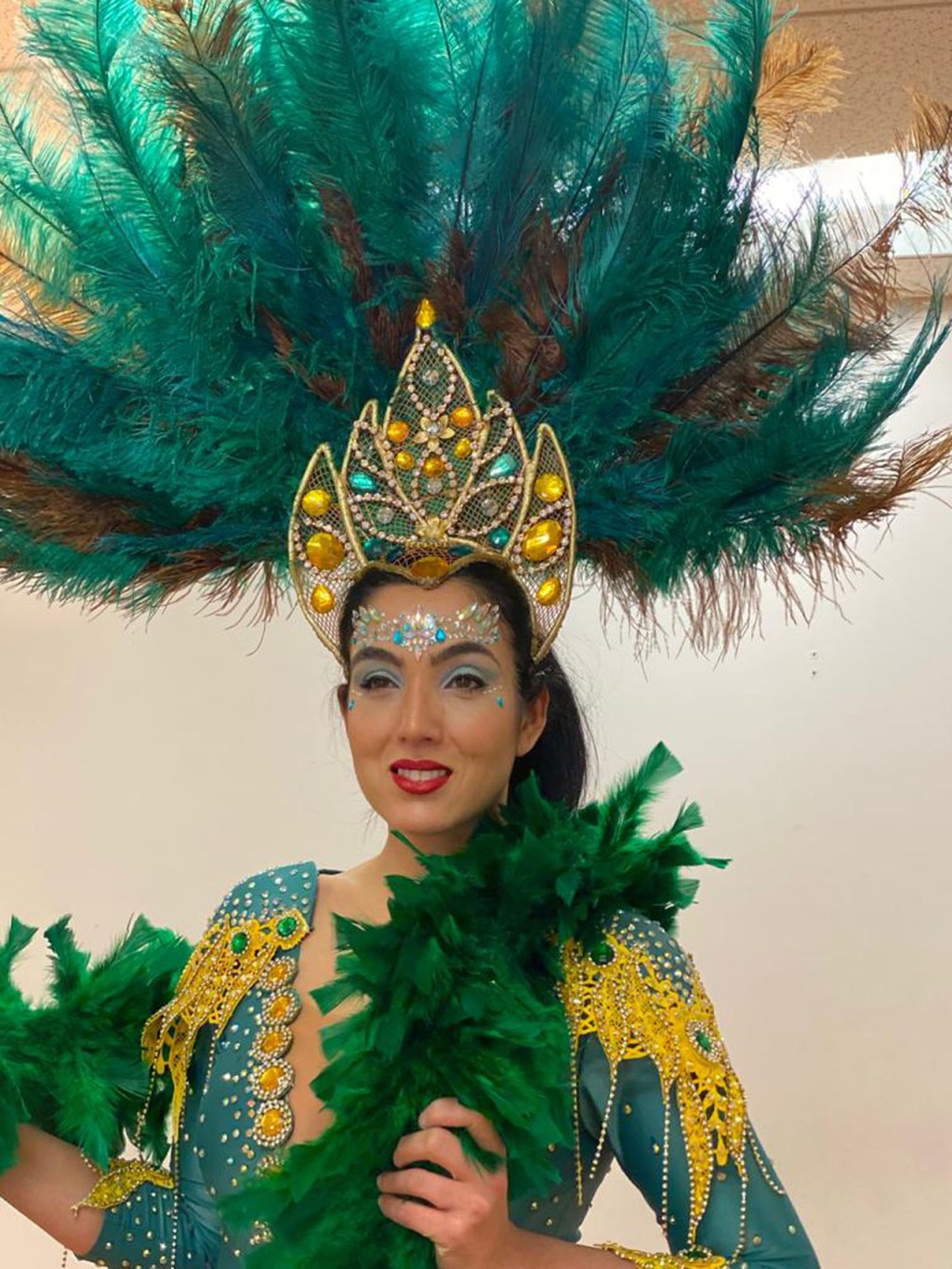Picture of: Photo of Carnival-clad Gisele Fetterman sparks conversation online